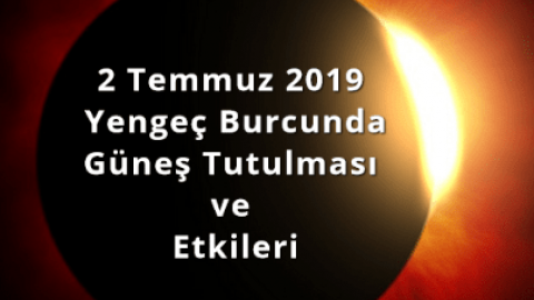 2 Temmuz Tarihi, Yengeç Burcun'da Güneş tutulması