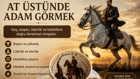 Kahve Falında At Üstünde Adam Görmek Ne Anlama Gelir?